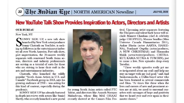 New Youtube Channel Provides Inspiration to Actors, Directors, and Artists