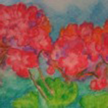 Art by Aga Czech: PINK FLOWERS