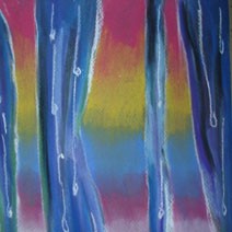 Art by Aga Czech: RAINBOW AND RAIN